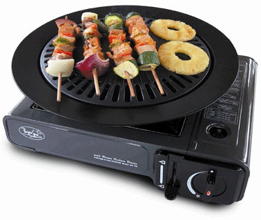 Grill plate for BS100/102 portable cooker